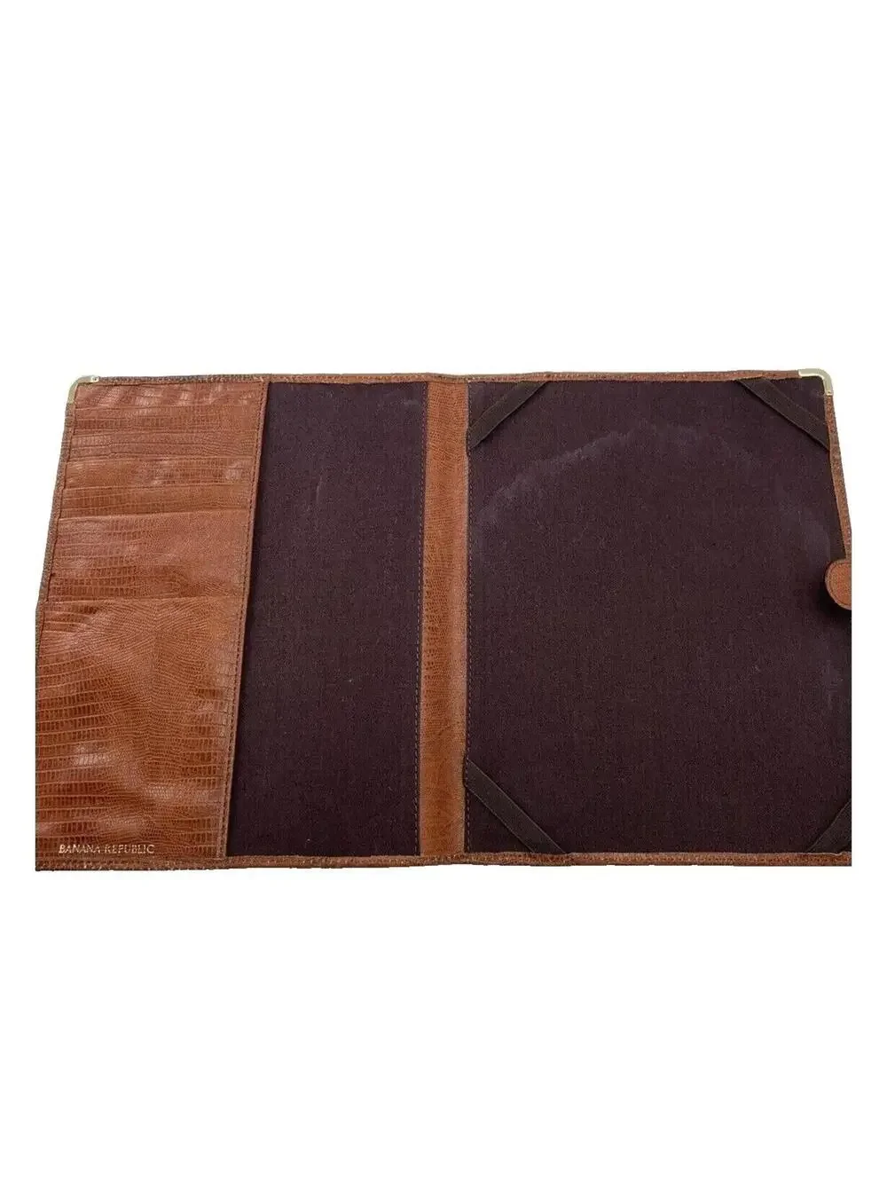 Banana Republic iPad Pleather Cover Case Business Card Holder Sleeve Protective